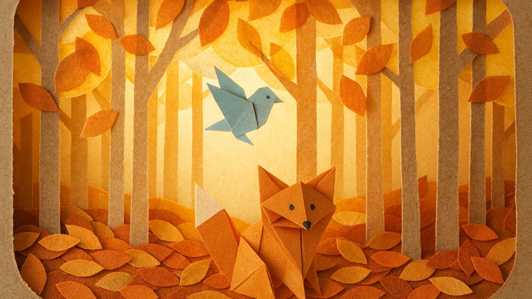 Vellum leaf fall
